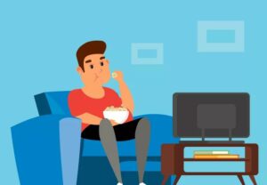 man watching tv jpg