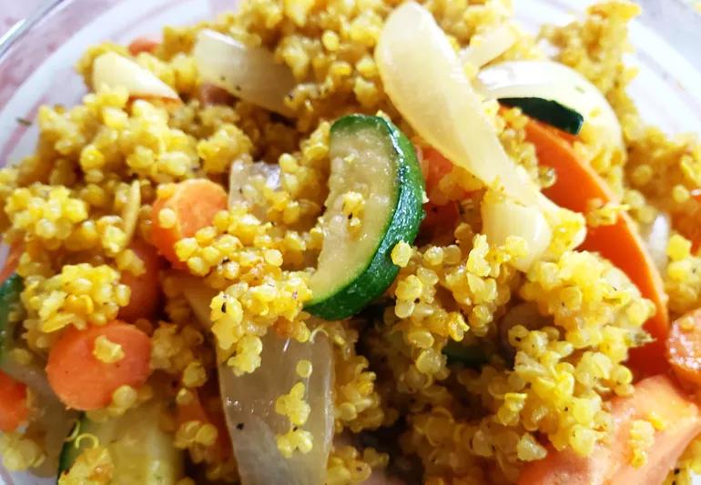 Receptas: Quinoa Daržovės